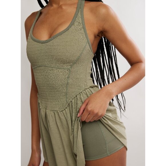FP Movement by Free People Pants - 🎉LAST CHANCE🎉 FP MOVEMENT Smockin Hot Dress / Sage Stone